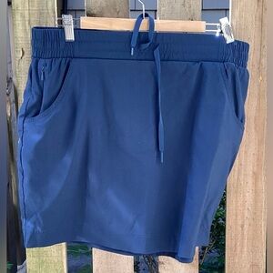 Pacific trail blue drawstring skort lg